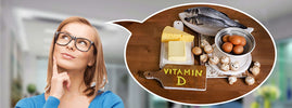 Femme pensive imaginant des aliments riches en vitamine D, par SANUSq Health sur les bienfaits de la vitamine D