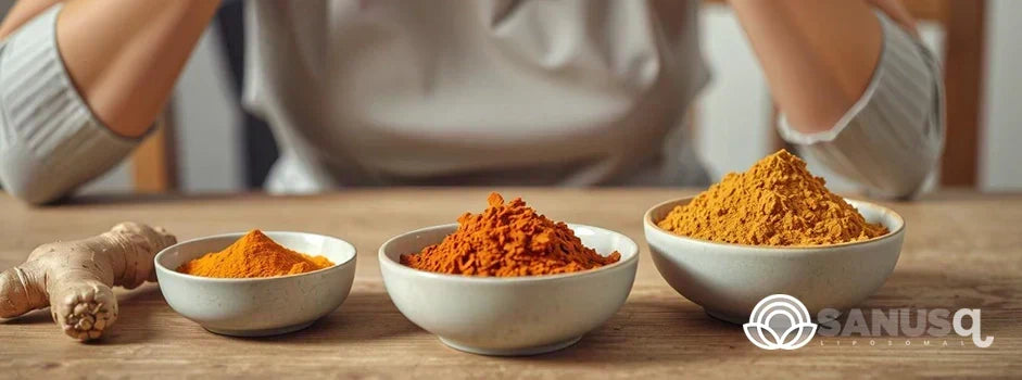 Curcuma et gingembre contre l'inflammation et les ballonnements