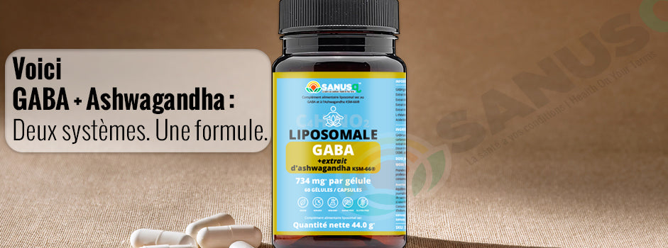 GABA et ashwagandha pour le stress et le sommeil