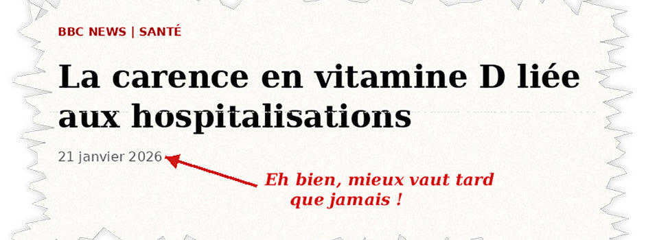 Vitamine D et infections respiratoires