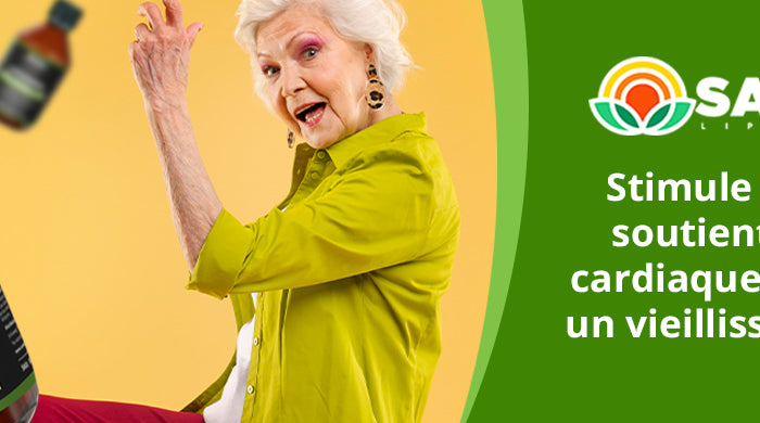 Coenzyme Q10 Liposomale SANUSq Health – stimule l'énergie, soutient la santé cardiaque et favorise un vieillissement sain