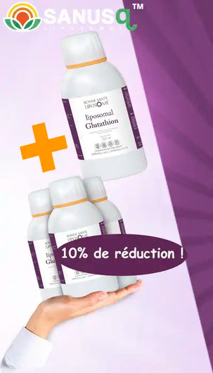 Pack complément glutathion liposomal SANUS avec offre de réduction 10%