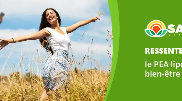 Femme active avec complément PEA liposomal SANUSq pour bien-être quotidien et vitalité