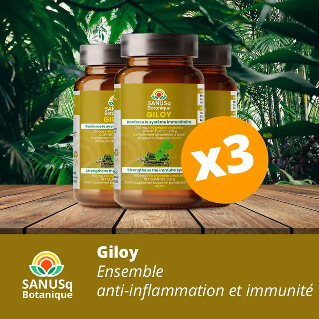 Giloy - Ensemble  anti-inflammation et immunité | SANUSq Health