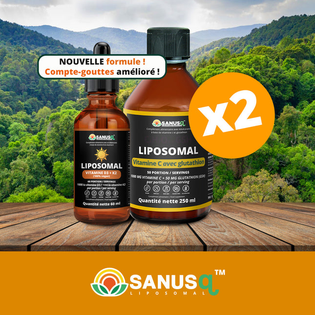 Pack Soutien Immunitaire avec Vitamines Liposomales