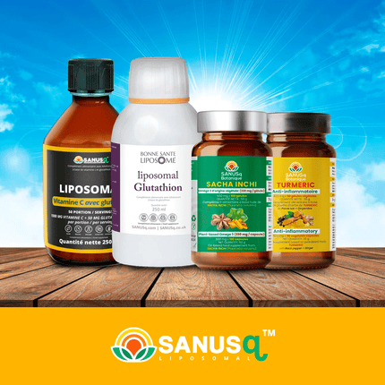 Étiquette Sacha Inchi SANUSq Botanique – Oméga 3 végétal, 220 mg par gélule, 100 gélules, culture biologique, sans OGM