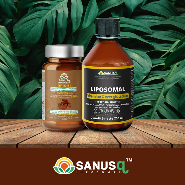 Pack vitamine C et reishi | SANUSq Health