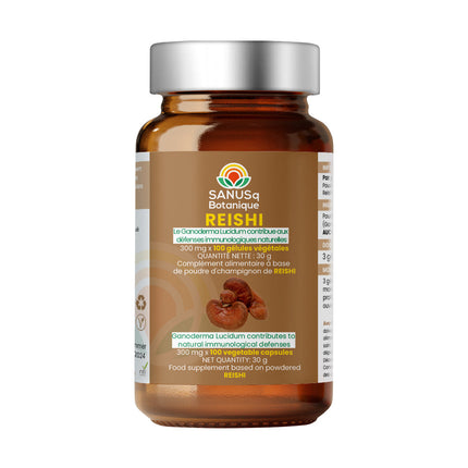 Reishi champignon (végétales) gélules - 300 mg | SANUSq Health